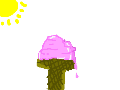 THE ANT AND ICE CREAM