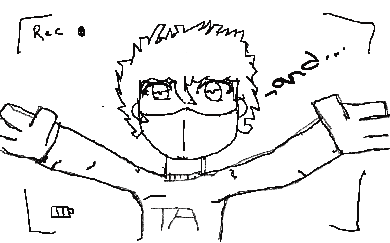 welcome me!!! (staring me)