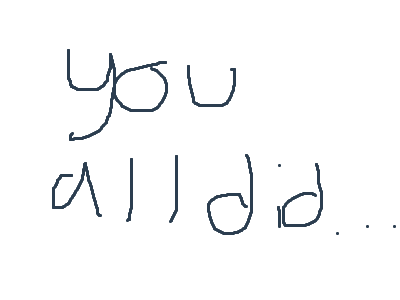 Piano lessons are over for today