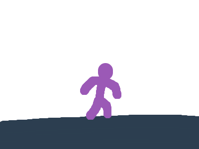 1 purple stick vs 3 blue sticks