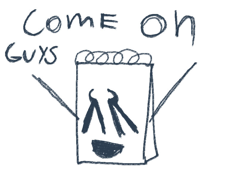 Come on guys lets get CrEaTiVe