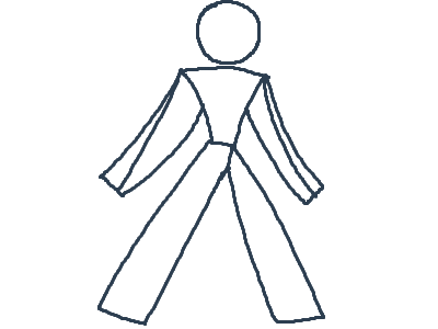 I tried on a walking motion, it looks bad