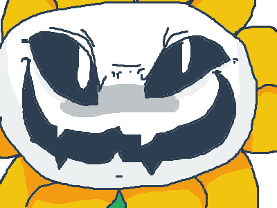 Just art #12 flowey close up