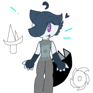 Updated humanized twotime, HA! FUNNY NICKNAME!