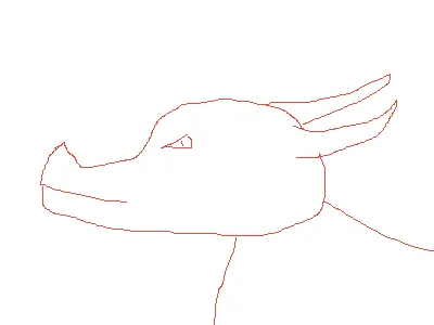 Deeply Maniacal Dragon Breathing Flames