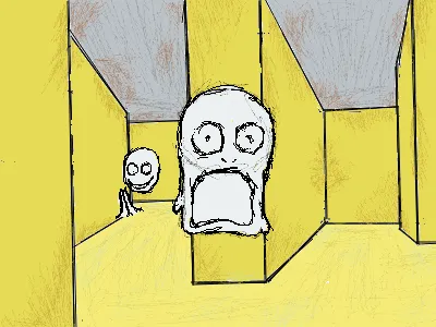 Backrooms idk? First ever run animation