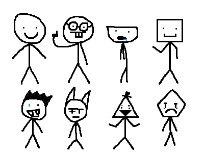 All my stick figures