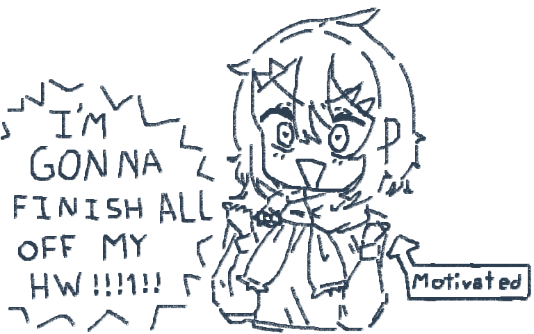 me vs homework. help