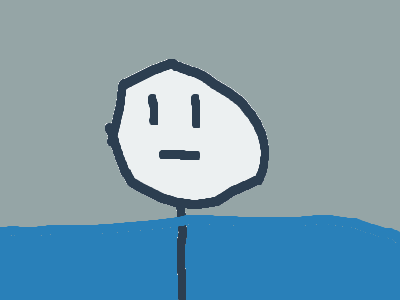 still stuck in water