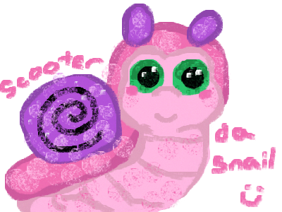 scooter the snail