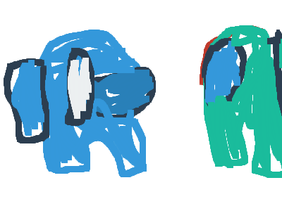 when blue tries to win