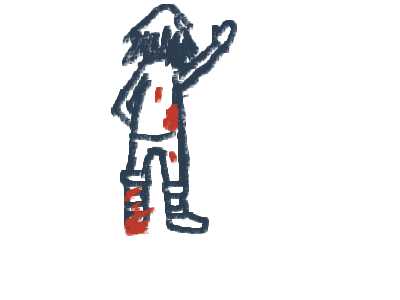 All this blood is fake my new oc