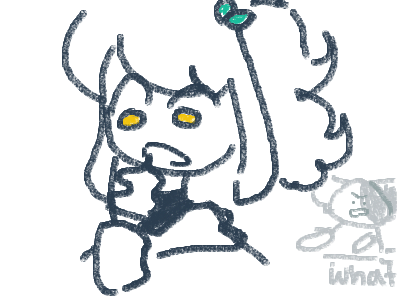 -Blows on ice cream-