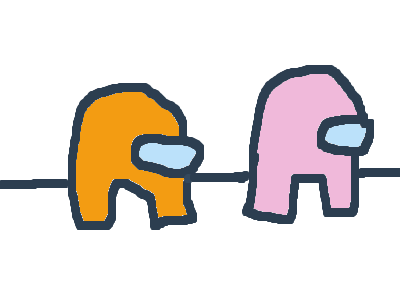 among us : me vibin'