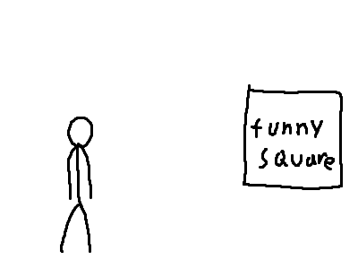The funny square does something funny
