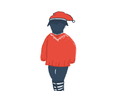 he's looking very merry today.