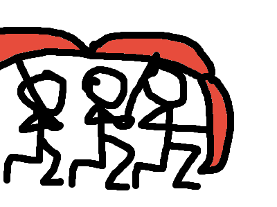 Protective umbrella formation