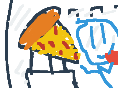 the delicios yet teeth breaking pizza