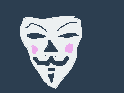 hac- what is coming out of his mask??