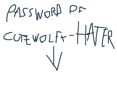 the password is......