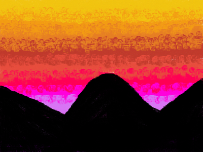 rainbow sunset 