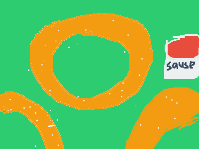 We made onion rings today :D