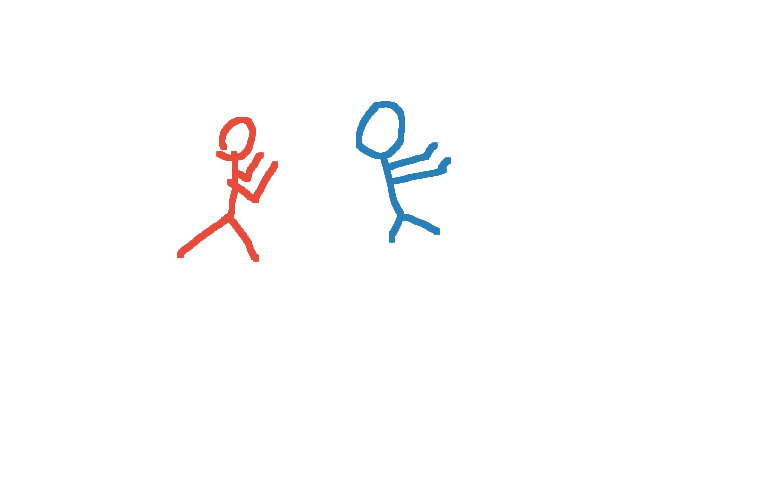My first "real" stickperson fight