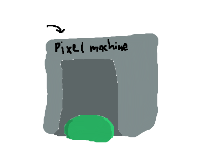 lil blob got pixelated