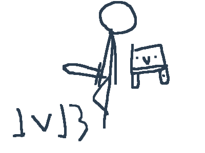 stick: rpg lvl 3 bossfight put oc for you be in bo