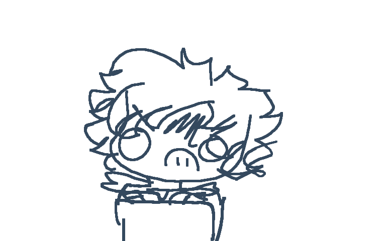 trying to draw gon qwq