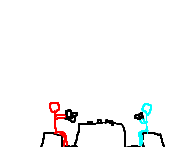 o alien robou o azulinho