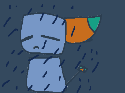 -Waiting in the rain-
