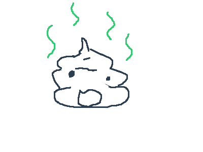 Lil blobs NEW FRIEND, stinko!