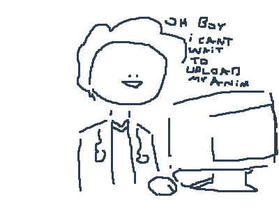 when theanimator upload glitches