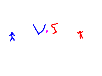 blue energyzes to cyan and red energyzes to pink w