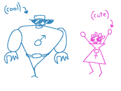 generic gendered designs be like