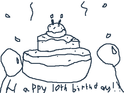 happy early birthday oofy! :D