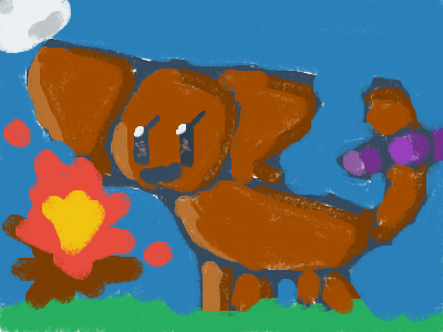 kitty cat going camping