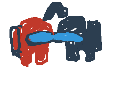 black vs blue among us