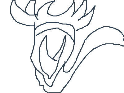 corrupted golden axolotl