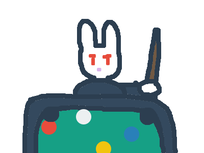 playing pool... Or maybe Oof