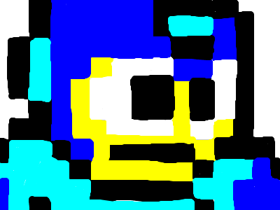 8-Bit Mega Man Blink