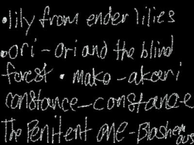 new drawings that are gonna be posted