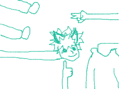 im good at drawing cursed people