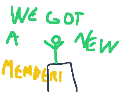 Stick figure tales 1 - The new member!