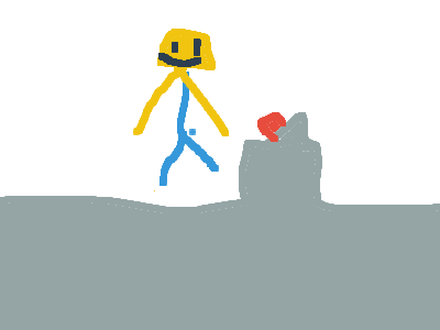 press button to continue