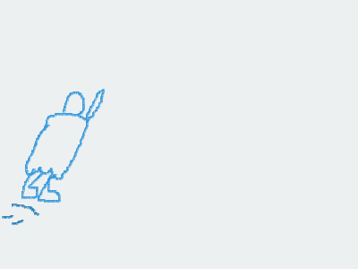 Blue man, man this just started and it ended.