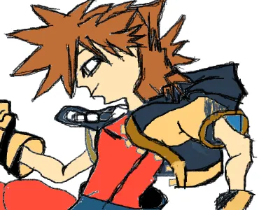 Sora (kh) the necklace is a little bad