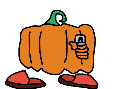 This pumpkin will come to you at night (no)