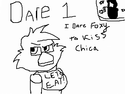 dare 1 (i dare foxy to kiss chica )